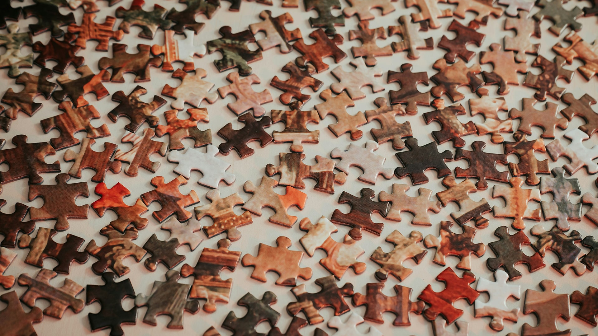 Silvia Valsesia - Puzzle sparso sul tavolo